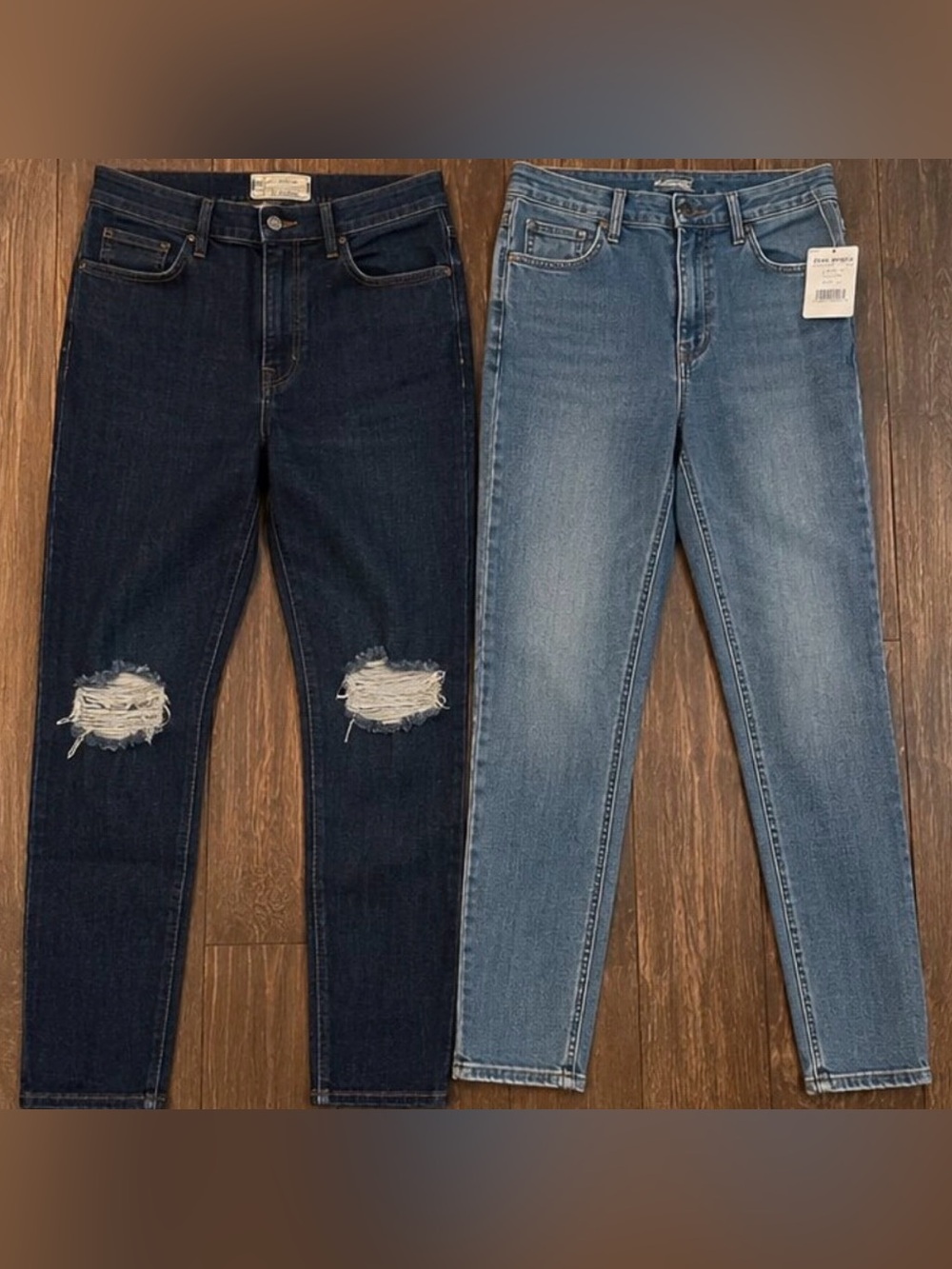 🤍 Free People Denim Bundle – 2 Pairs for One Price!